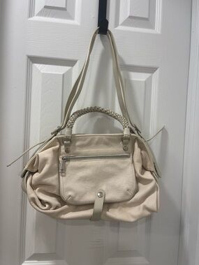 Gryson Cream Women's Shoulder Bag - Classic leather bag